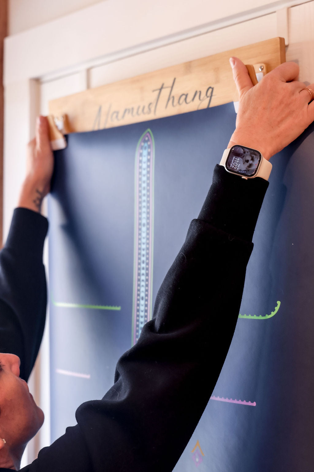 Over-the-Door Yoga Mat Hanger